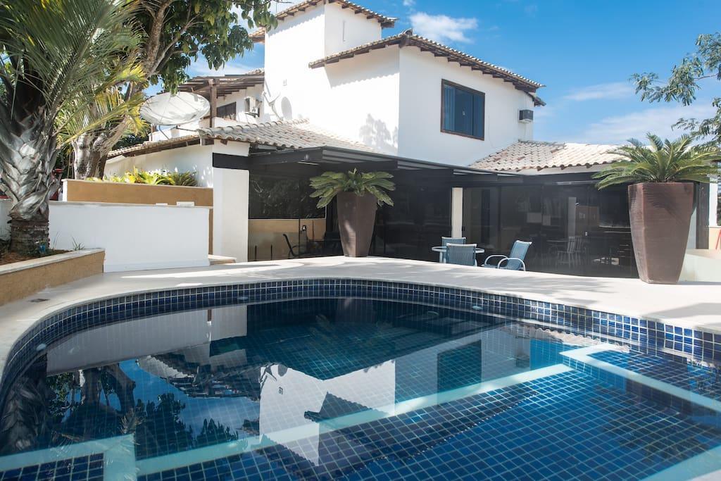 Buzios Geriba Dentro De Condominio Com Piscina Propria Exterior photo